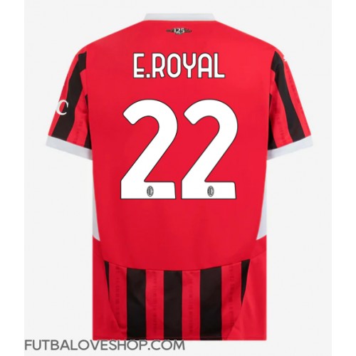 Dres AC Milan Emerson Royal #22 Domáci 2024-25 Krátky Rukáv